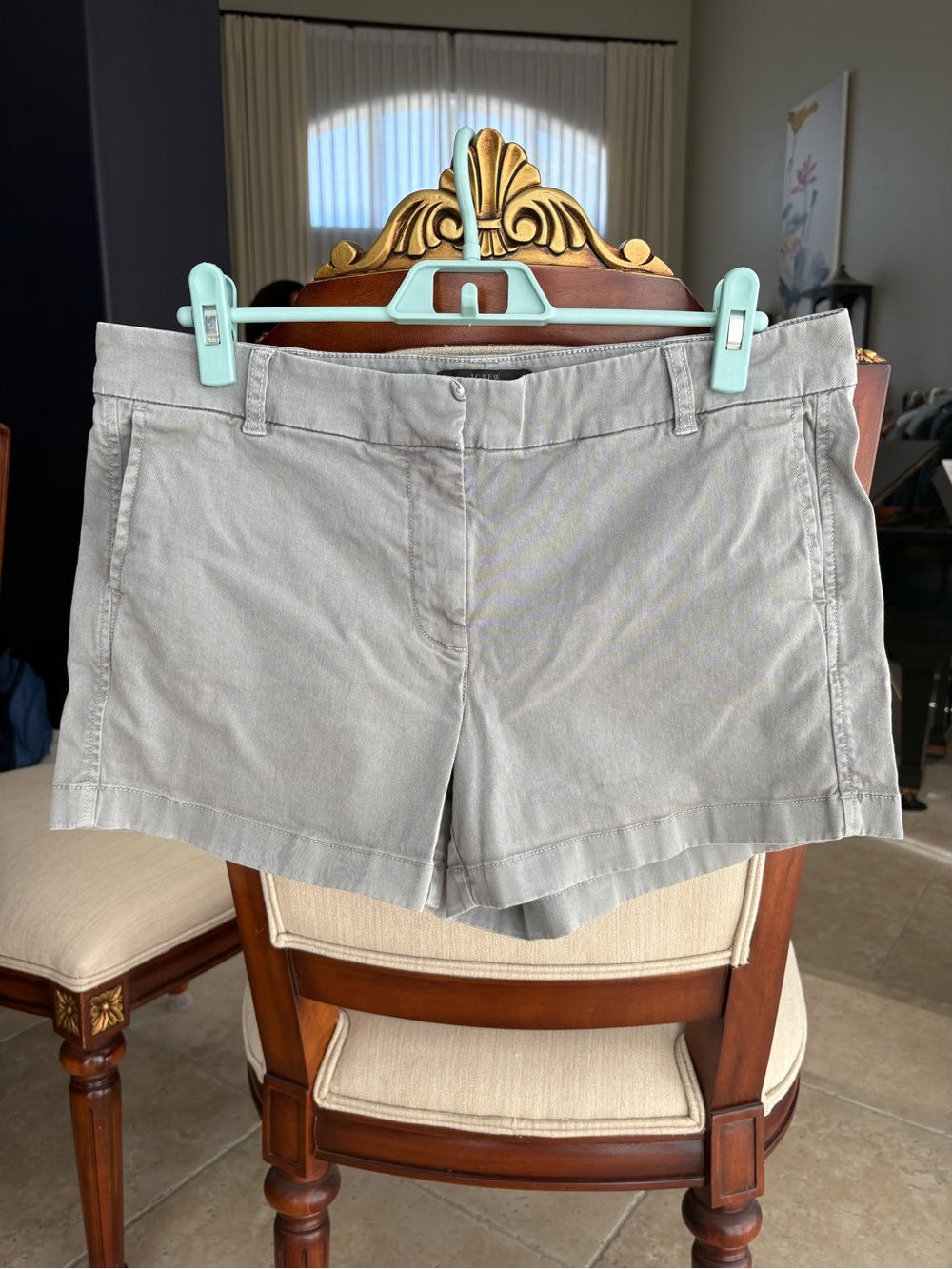 J Crew grey chino short